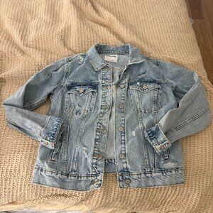 Old Navy Denim Jacket Size M Bride Bachelorette Party Embroidery